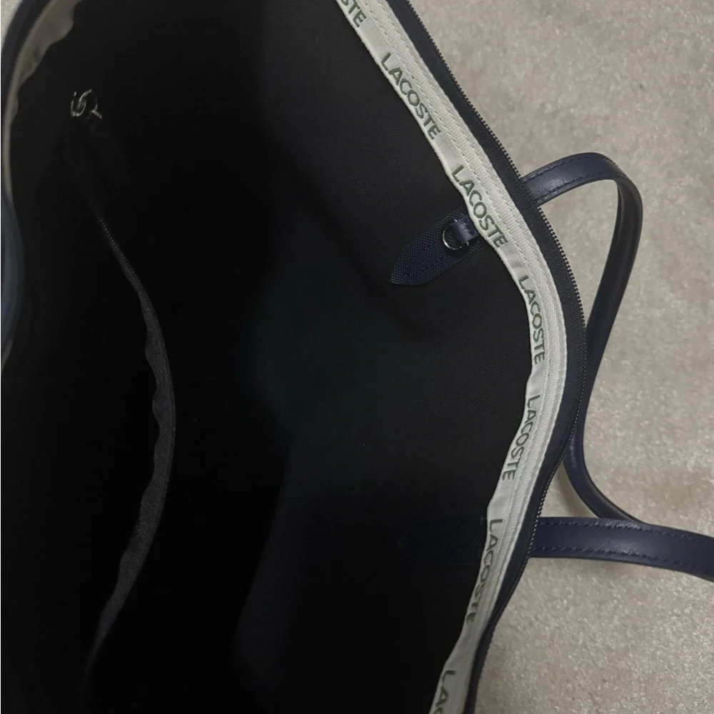 Lacoste Women's Navy Tote Bag - Picture 6 of 13